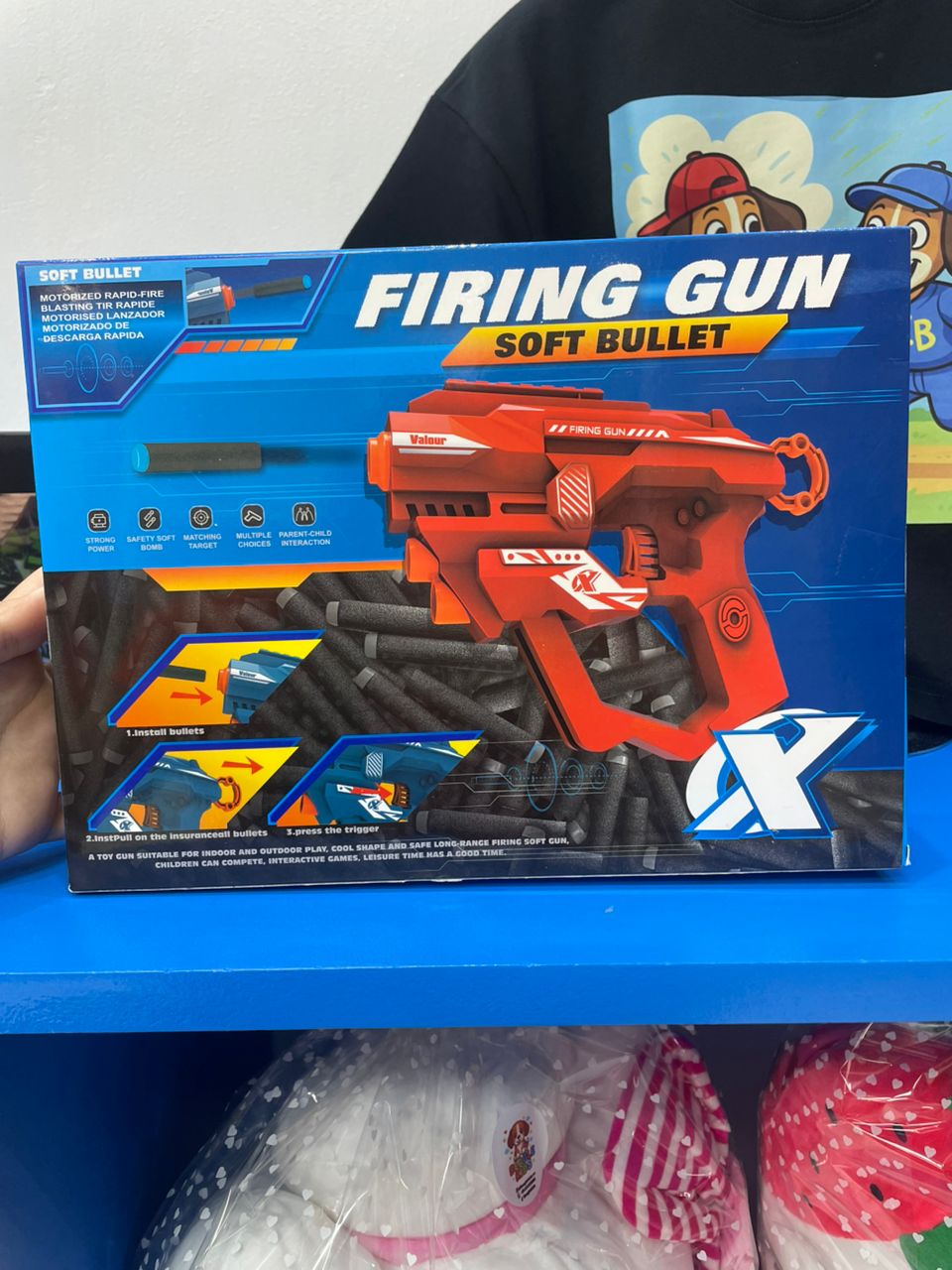 Pistola de balas blandas